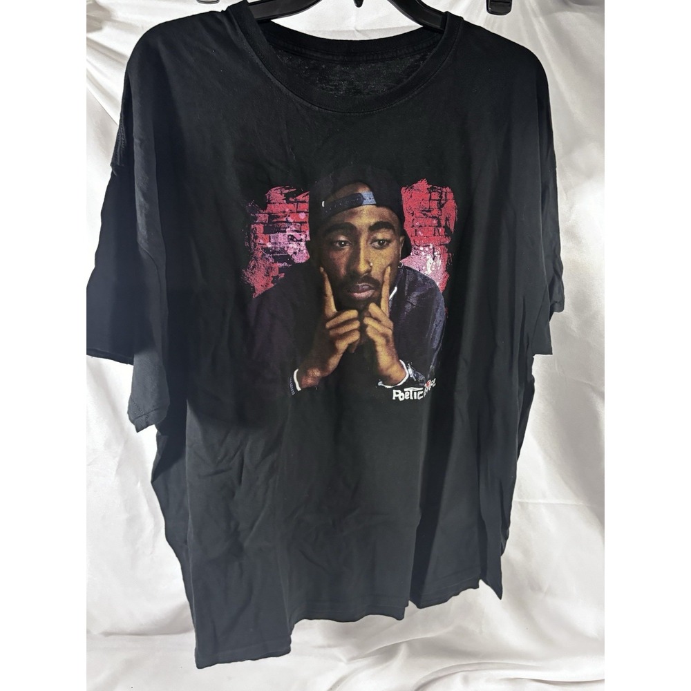 Poetic Justice 1993 Vintage Rap‎ Hip-Hop Movie Promo Shirt Black, Size 3XL